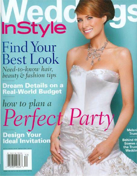 Melania Trump na okładce ślubnego dodatku do InStyle