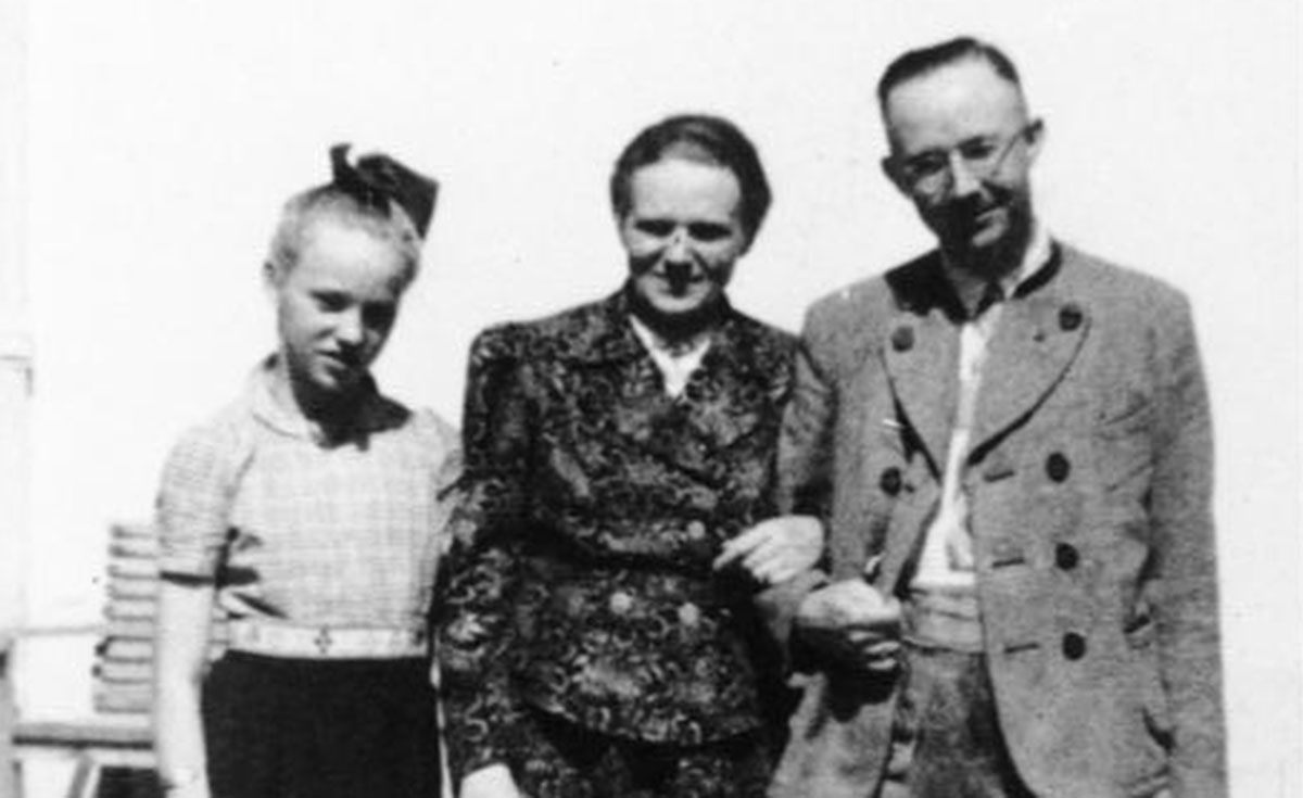 Heinrich Himmler z żoną i córką przed wybuchem II wojny światowej