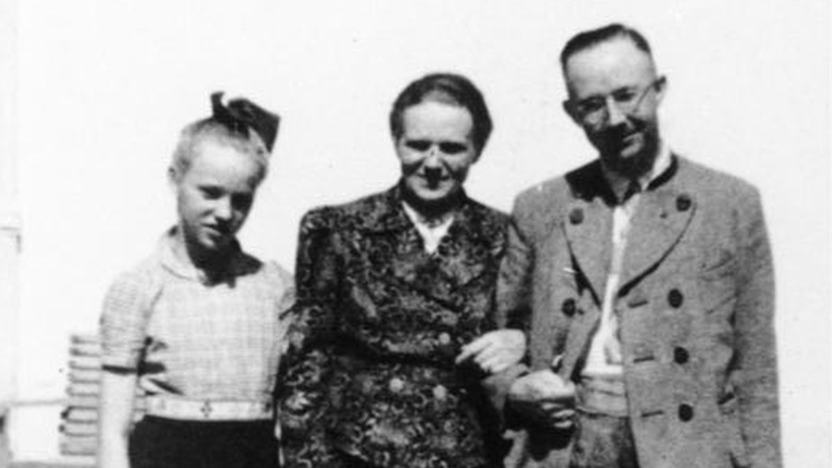 Heinrich Himmler z żoną i córką przed wybuchem II wojny światowej