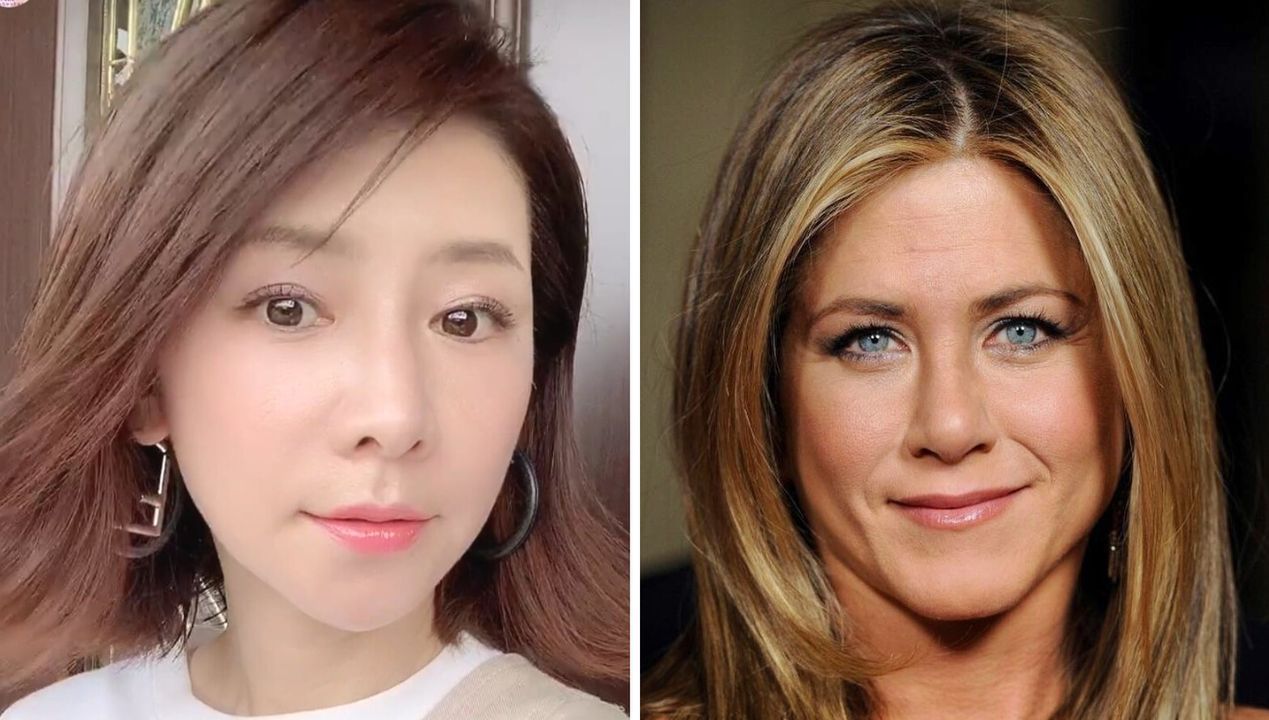 Dlaczego Azjaci wyglądają młodo? Fot. Masako Mizutani fb / Jennifer Aniston / instagram