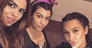 Szok! Kim Kardashian nowy rok witała ubrana w... Dresy!