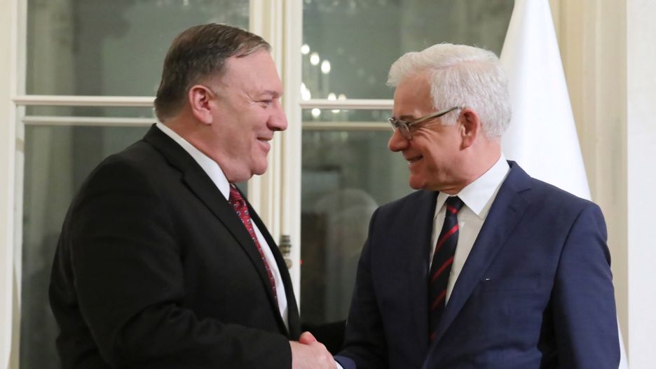 Sekretarz stanu Mike Pompeo i minister Jacek Czaputowicz