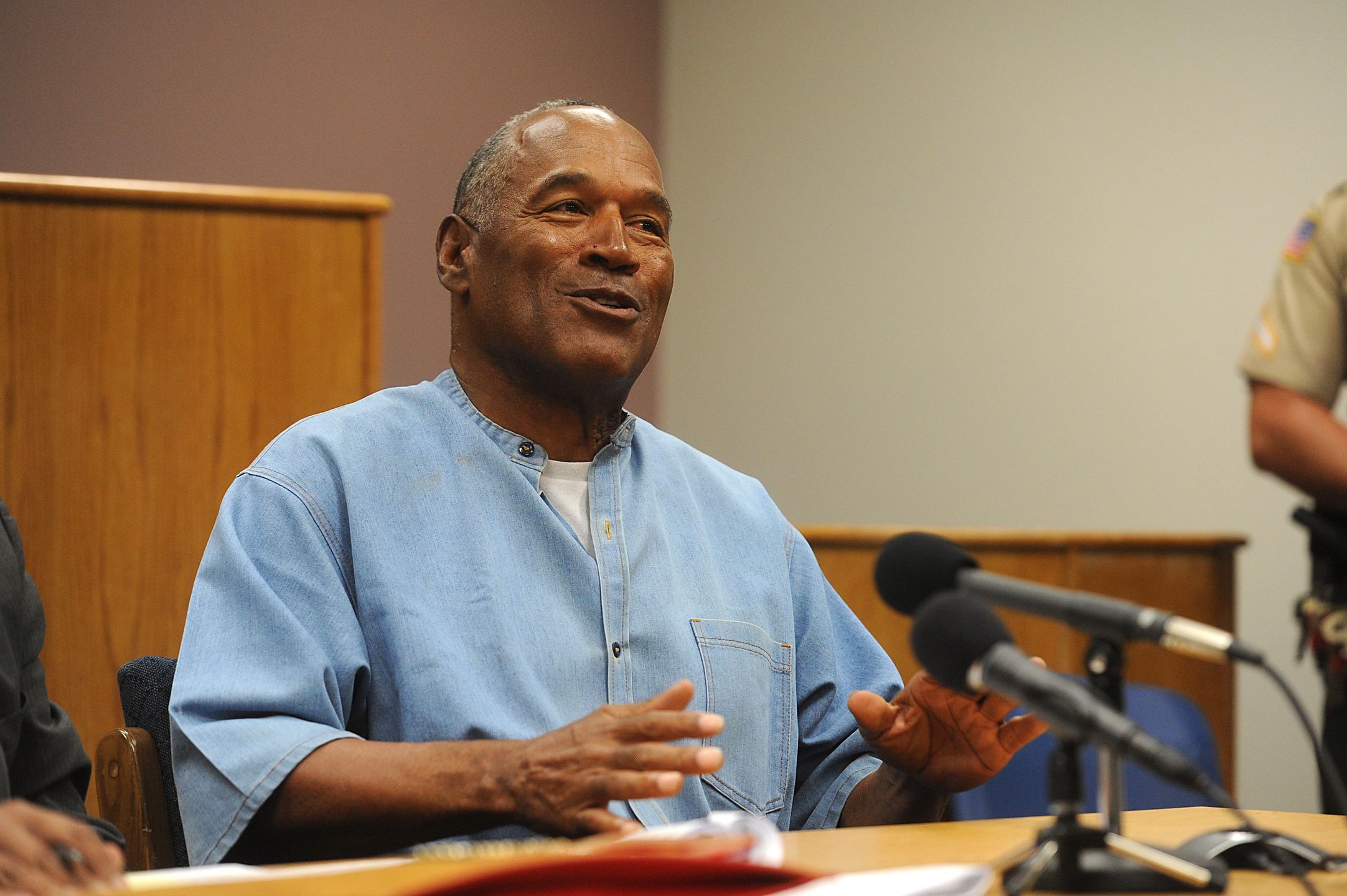 OJ Simpson w czasie jednego z przesłuchań w 2017 r.