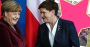 Awantura w "Wiadomościach"! Beata Szydło spotkała się z Angelą Merkel, tymczasem Telewizja Polska pokazała TO...