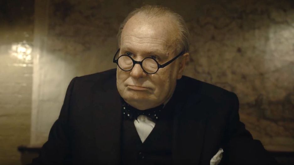 Gary Oldman jako Winston Churchill na planie "Czasu mroku"