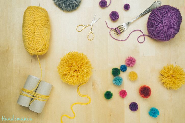 2 Incredible Ways to Make Yarn Pom Poms