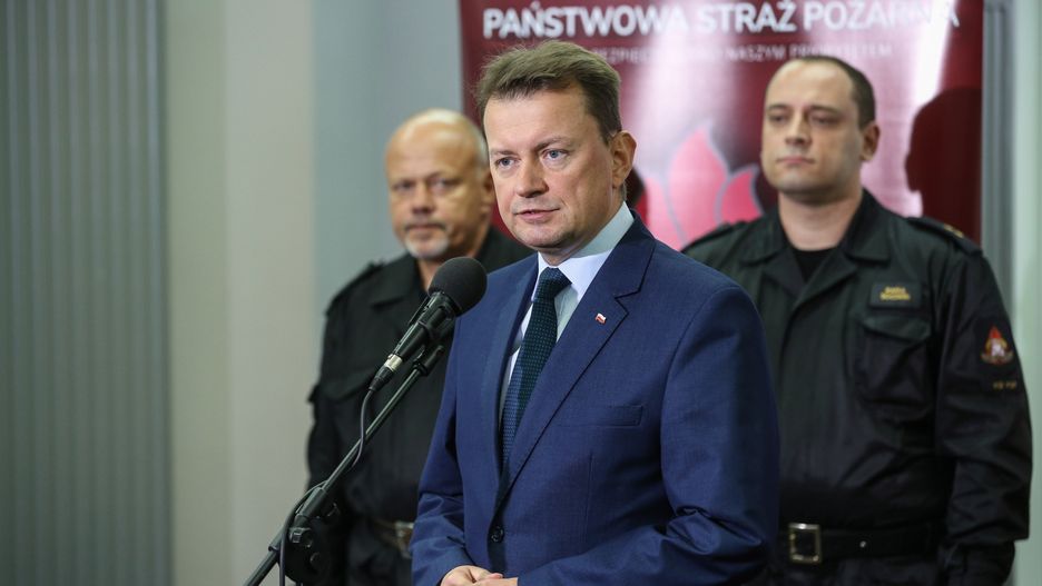 Szef MSWiA Mariusz Błaszczak