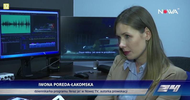 Urządziła prowokację i udawała urzędniczkę MSWiA. Sąd uniewinnił dziennikarkę Nowa TV