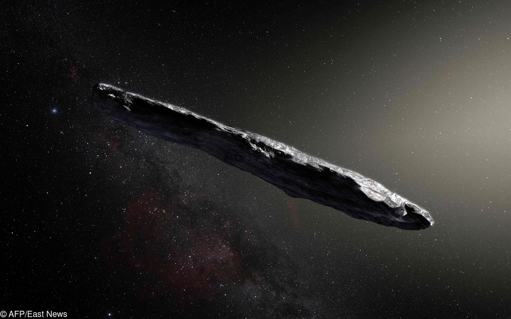 Oumuamua była pierwszym obiektem z przestrzeni międzygwiezdnej