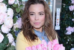 Wiosenna Anna Mucha na imprezie. Aktorka wygląda zjawiskowo