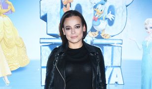 "M jak miłość": Anna Mucha w prześwitującej bluzce