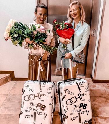 Anna Mucha i Barbara Kurdej-Szatan mają takie same walizki