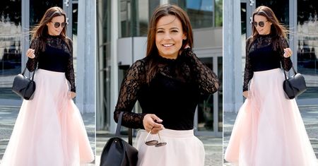LOOK OF THE DAY: Anna Mucha jak współczesna księżniczka