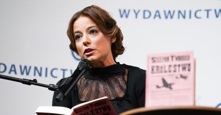 Anna Mucha cała na czarno. Zaskoczyła stylizacją