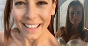 Anna Mucha zrobiła bikini z prześwitującej folii! Tylko ona potrafi pokazać tyle ciała. Oj, poszła na całość