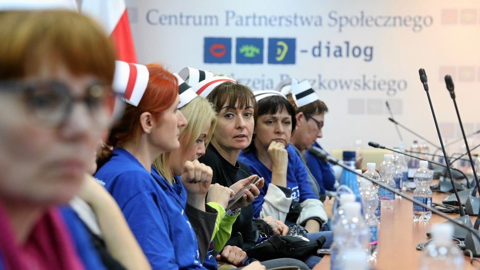 Pielęgniarki z Przemyśla zawieszają protest