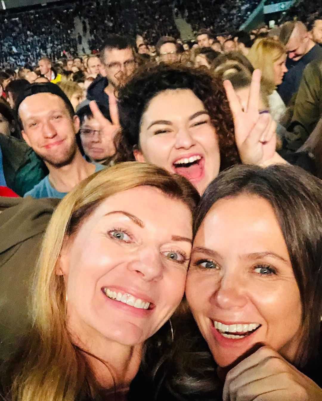 Kinga Rusin na koncercie Taco Hemingwaya i Dawida Podsiadło na Stadionie Narodowym