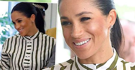 Meghan Markle zrobiła się na bóstwo! Tak pięknej oprawy dla ciążowego brzuszka jeszcze na sobie nie miała!