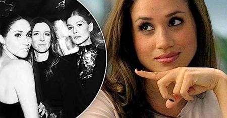 Meghan Markle w ciąży zaszalała na after party po celebryckiej gali! Pozowała na ściance wśród i bawiła się w towarzystwie gwiazd! Wyciekł film