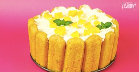 Pyszne ciasto z mango