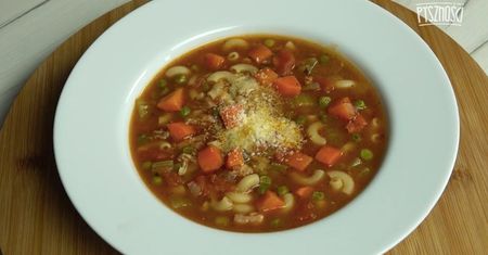 Pyszna zupa we włoskim klimacie