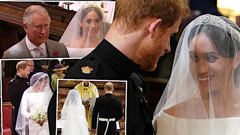 Meghan Markle i książę Harry na ślubie