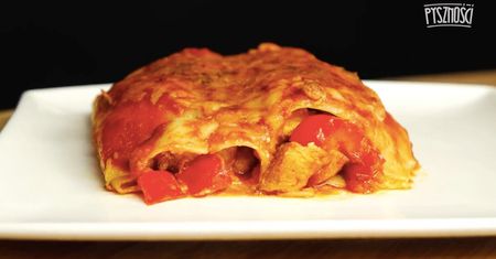 Makaronowe rulony z pysznym farszem