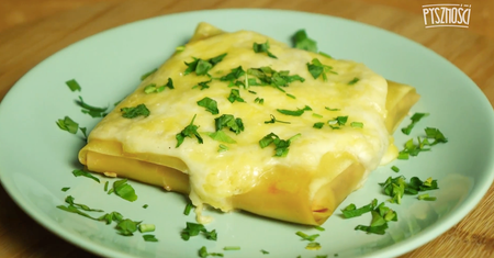 Makaronowe kieszonki z farszem