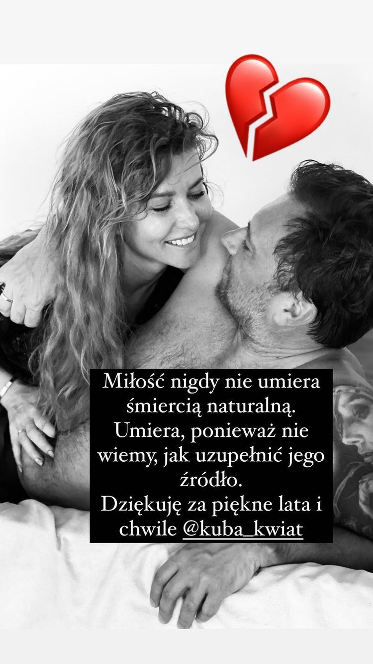 Agata Załęcka rozstała się z mężem