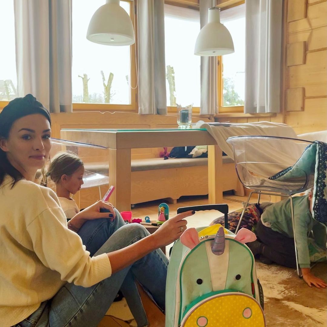 Paulina Krupińska z dziećmi