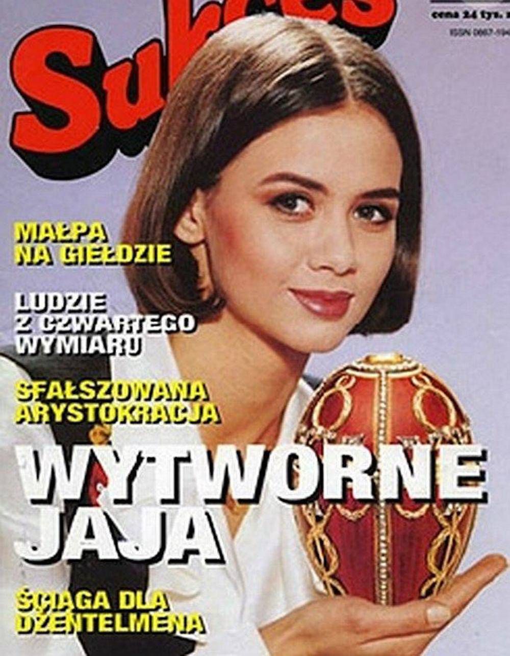 Kinga Rusin na okładce magazynu Sukces