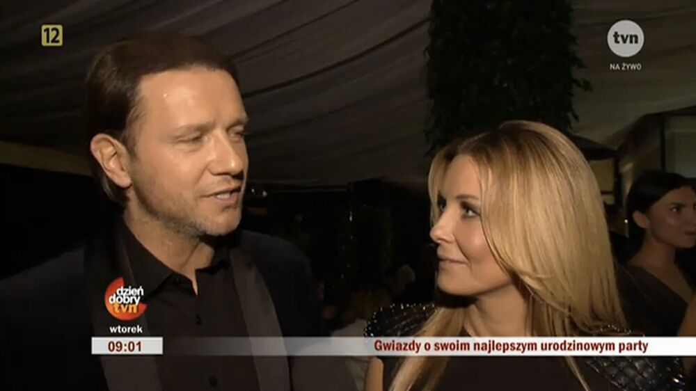 Małgorzata Rozenek, Radosław Majdan
Fotografia: screen z TVN