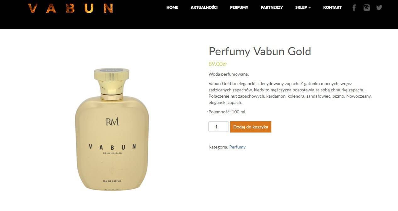 Radosław Majdan promuje perfumy Vabun