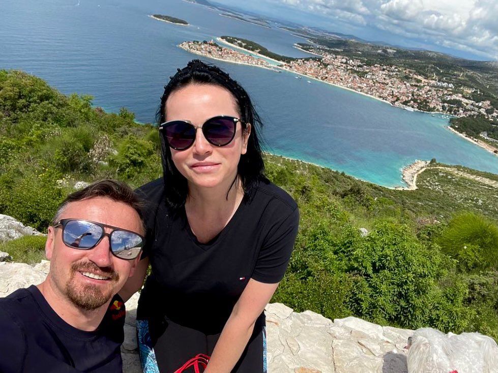 Izabela i Adam Małyszowie na wakacjach w Chorwacji