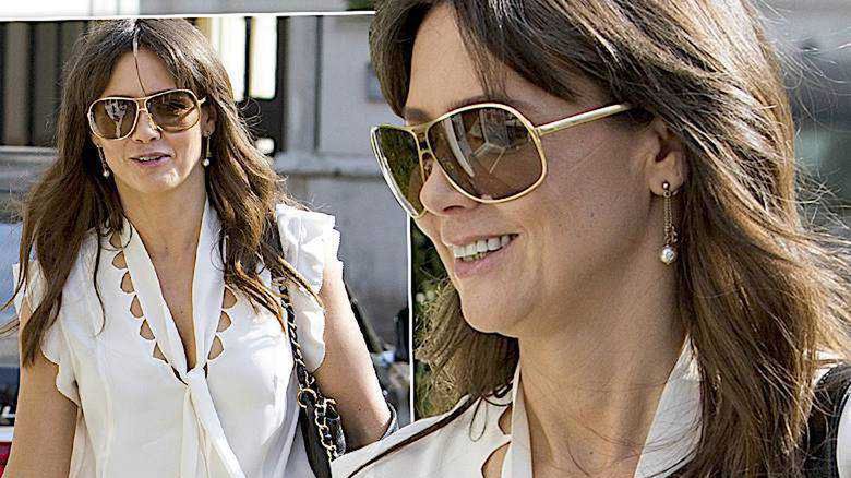 Kinga Rusin w restauracji Flaming