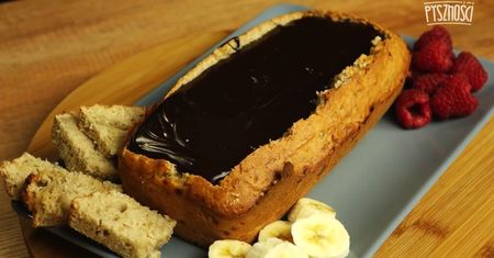 Bananowy chlebek z czekoladą