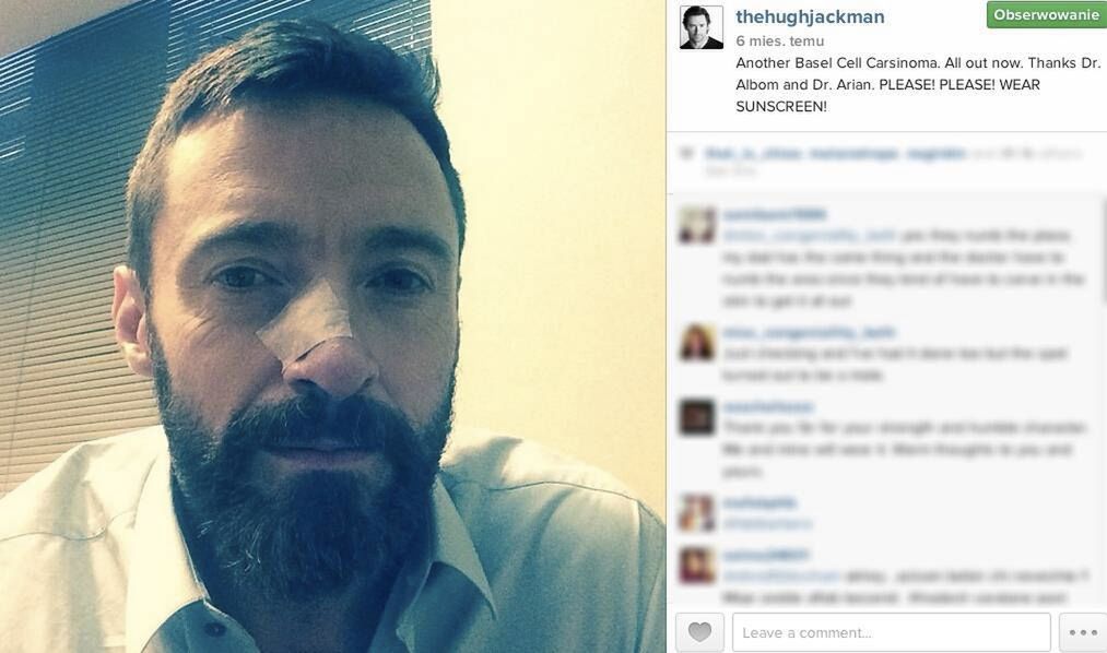 Hugh Jackman
Fotografia: screen z Instagram.com