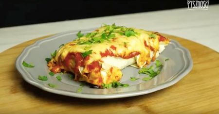 Burritos zapiekane z serem