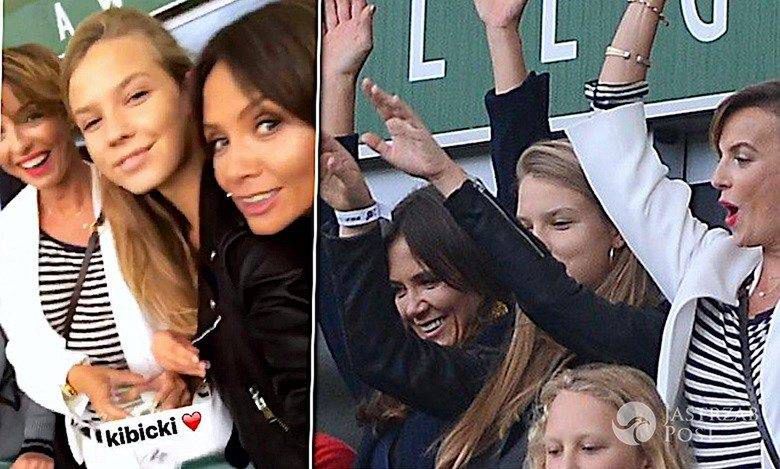 Wielki Mecz TVN vs WOŚP: Kinga Rusin z córką szaleją na stadionie! Iga Lis kibicowała drużynie ojca czy TVN?