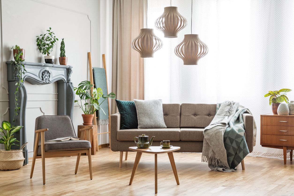 Nowoczesny salon w bloku to wnętrze utrzymane w estetyce minimalistycznej 