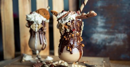 Milkshake w amerykańskim stylu