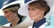 Melania Trump oddała hołd księżnej Dianie podczas spotkania z królową! Wyglądała niemal identycznie jak Lady Di w 1985 roku!