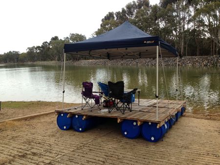 Recycled Pallet Pontoon