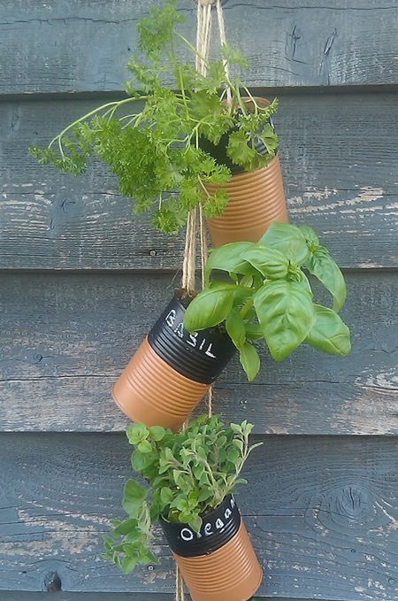 Upcycled Herb Garden