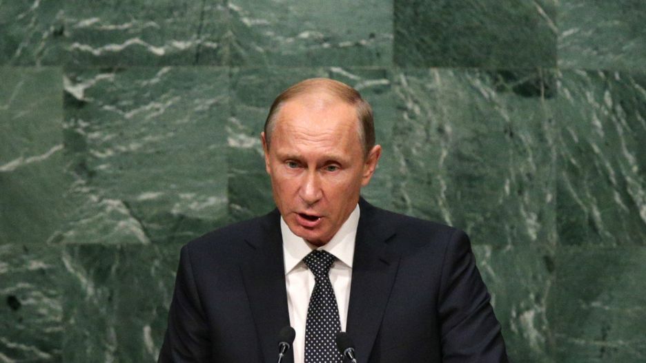 Władimir Putin podczas posiedzenia Zgromadzenia Ogólnego ONZ