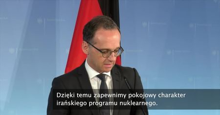 Niemcy zaniepokojone wycofaniem się Trumpa z JCPOA
