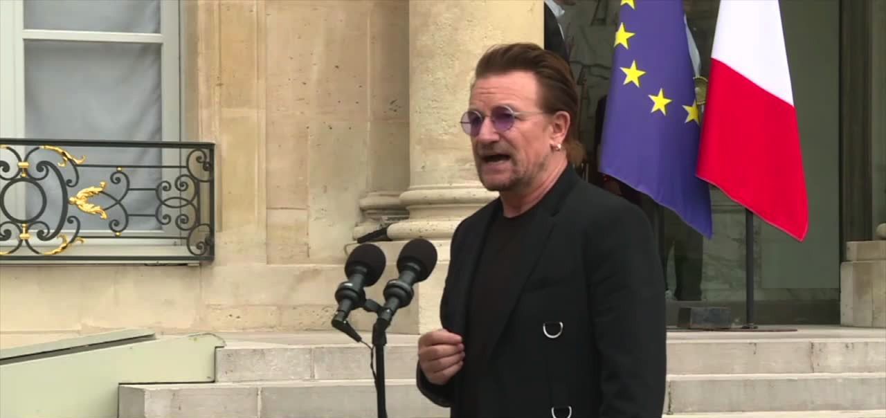 Bono po spotkaniu z prezydentem Macronem