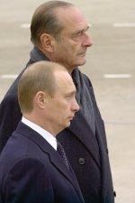 Putin i Chirac w Polsce