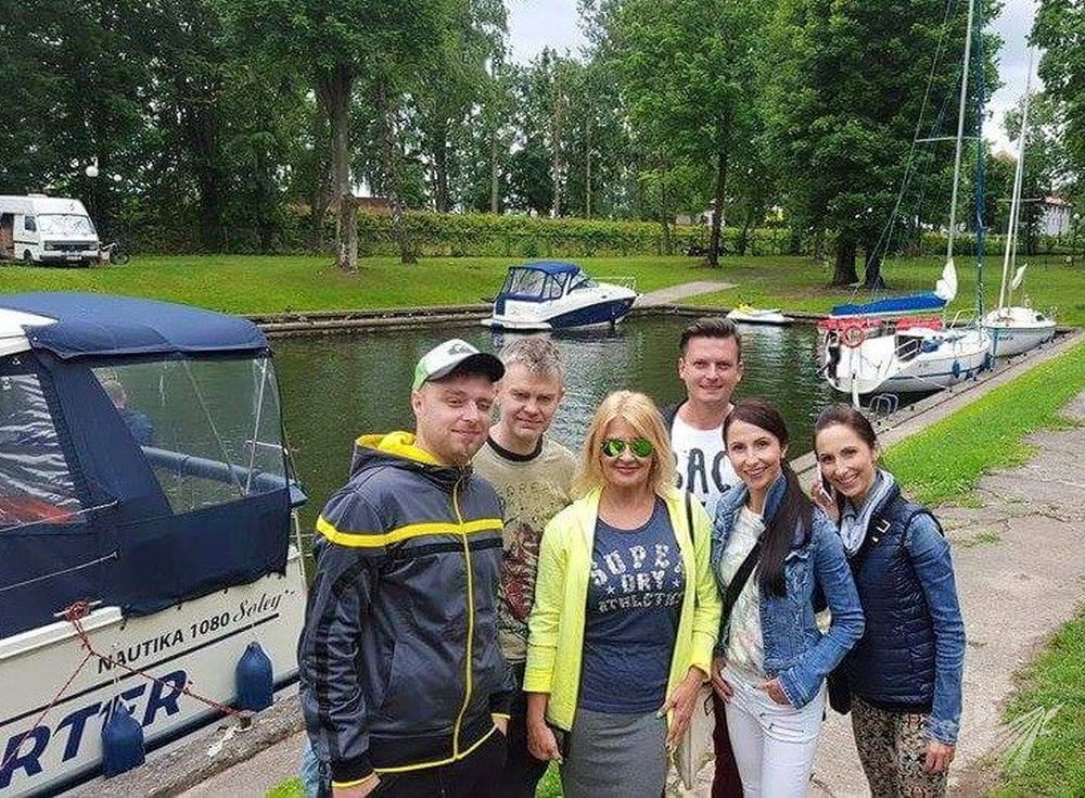 Majka Jeżowska wypoczywa na Mazurach