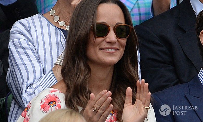 Pippa Middleton na meczu tenisa na Wimbledonie (fot. ONS)